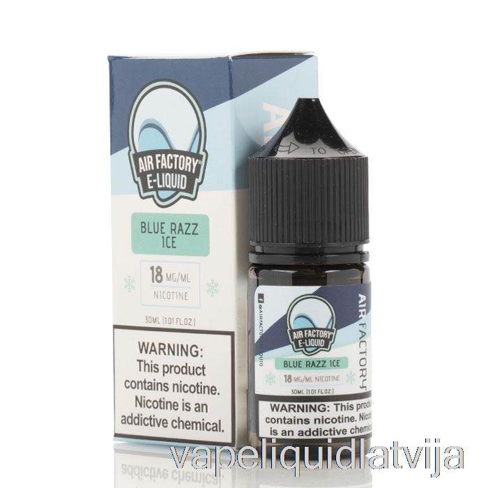 Blue Razz Ice - Gaisa Rūpnīcas Sāls E-šķidrums - 30ml 18mg Vape šķidrums